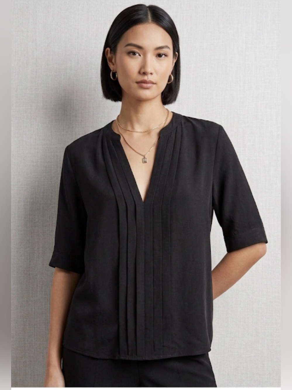 Joie Silk Black blouse size XS